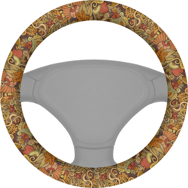 Custom Happy Thanksgiving Steering Wheel Cover