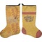 Happy Thanksgiving Holiday Stocking - Double-Sided - Neoprene