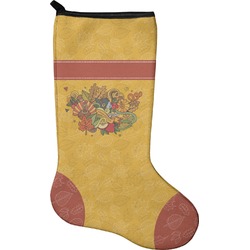 Happy Thanksgiving Holiday Stocking - Single-Sided - Neoprene