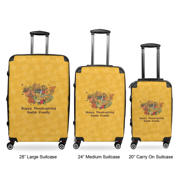 Happy Thanksgiving Suitcase Set 1 - APPROVAL