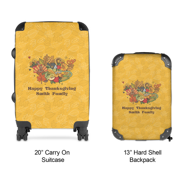 Happy Thanksgiving Suitcase Set 4 - APPROVAL