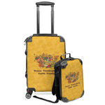 Happy Thanksgiving Kids 2-Piece Luggage Set - Suitcase & Backpack (Personalized)