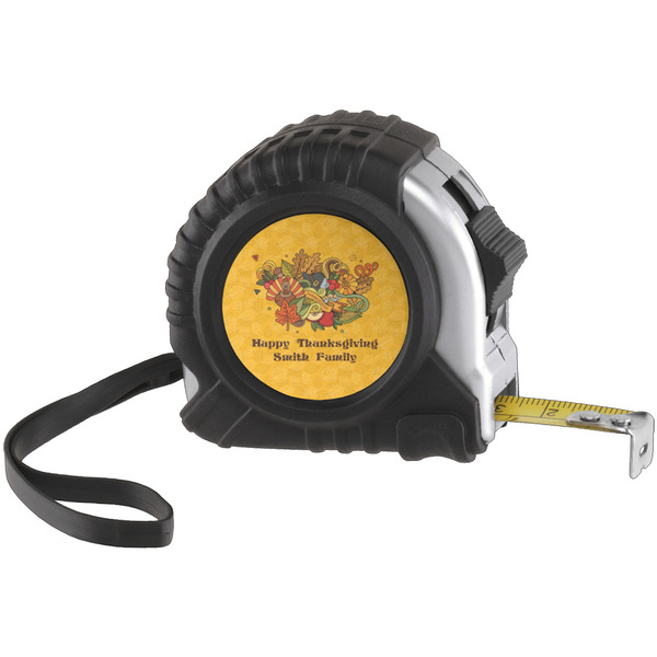 Custom Happy Thanksgiving Tape Measure (25 ft) (Personalized)