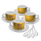 Happy Thanksgiving Tea Cup - Set of 4