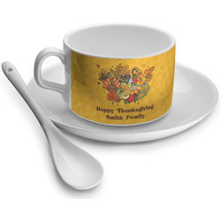 Happy Thanksgiving Tea Cup - Single (Personalized)