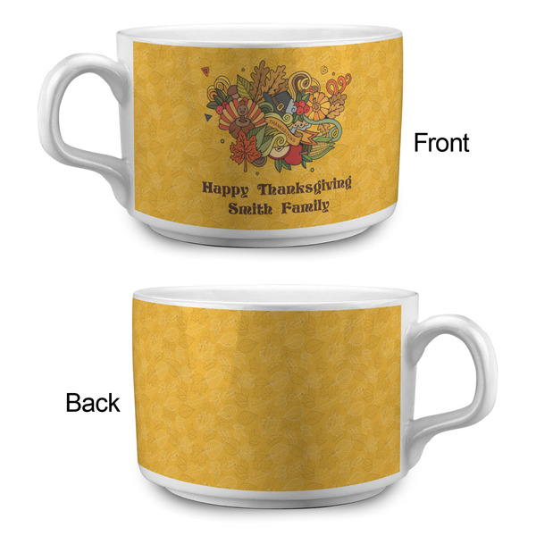 Happy Thanksgiving Tea Cup - Single Apvl