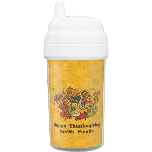Custom Happy Thanksgiving Sippy Cup (Personalized)