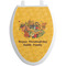 Happy Thanksgiving Toilet Seat Decal Elongated
