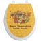 Happy Thanksgiving Toilet Seat Decal (Personalized)
