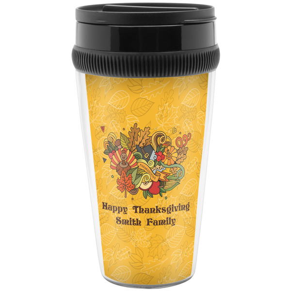 Custom Happy Thanksgiving Acrylic Travel Mug without Handle (Personalized)