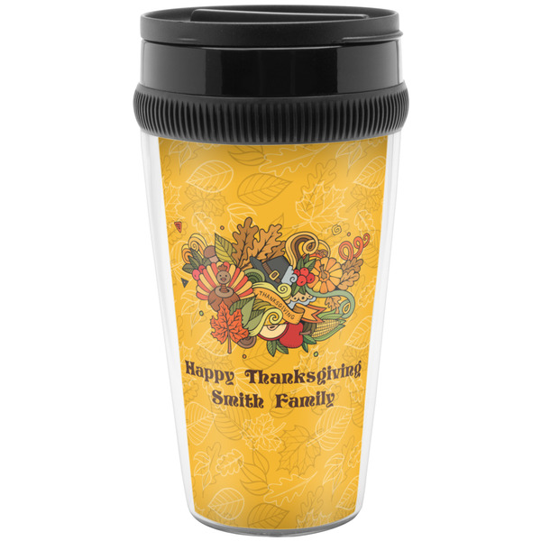 Custom Happy Thanksgiving Acrylic Travel Mug without Handle (Personalized)