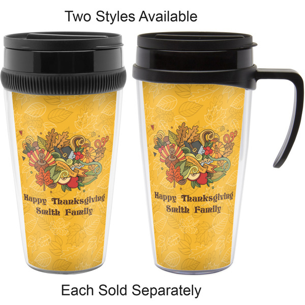 Happy Thanksgiving Travel Mugs - with & without Handle