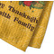 Happy Thanksgiving Waffle Weave Towel - Closeup of Material Image