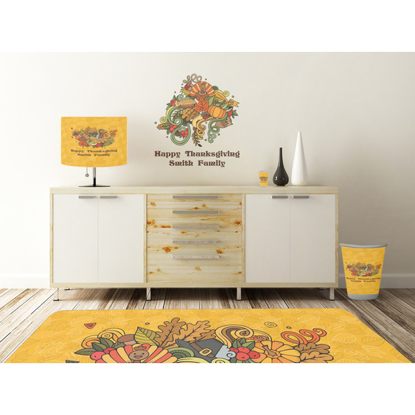 Happy Thanksgiving Wall Graphic Decal Wooden Desk