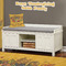 Happy Thanksgiving Wall Name Decal Above Storage bench
