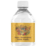 Happy Thanksgiving Water Bottle Labels - Custom Sized (Personalized)
