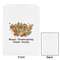 Happy Thanksgiving White Treat Bag - Front & Back View