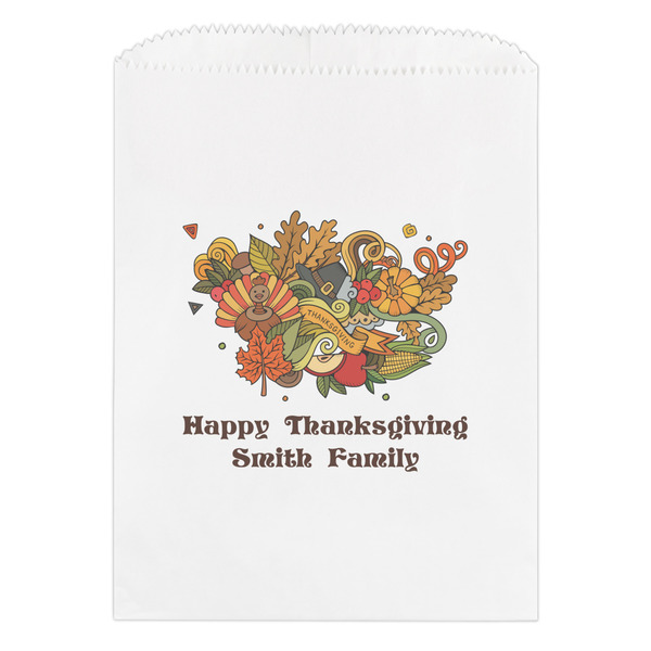 Custom Happy Thanksgiving Treat Bag (Personalized)