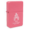 Happy Thanksgiving Windproof Lighter - Pink - Single Sided (Personalized)