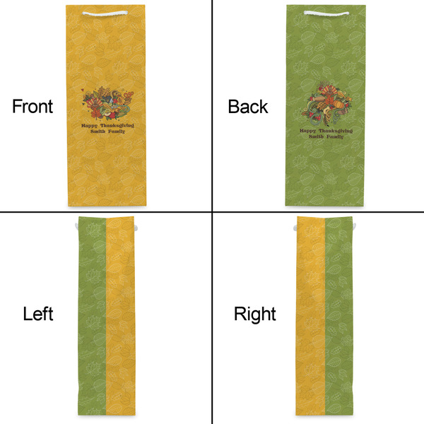 Happy Thanksgiving Wine Gift Bag - Gloss - Approval