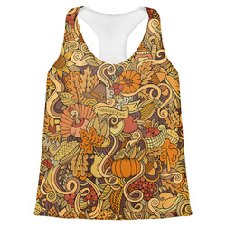 Happy Thanksgiving Womens Racerback Tank Top - Small