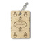 Happy Thanksgiving Wood Luggage Tag - Rectangle (Personalized)