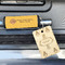 Happy Thanksgiving Wood Luggage Tags - Rectangle - Lifestyle