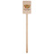 Happy Thanksgiving Wooden 6.25" Stir Stick - Rectangular - Single Stick