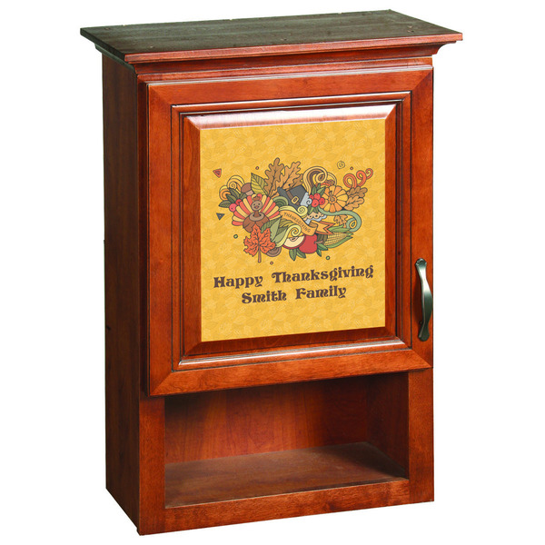 Happy Thanksgiving Wooden Cabinet Decal (Medium)