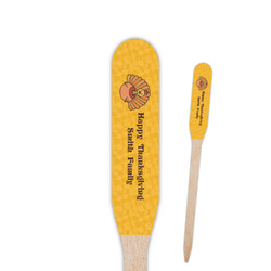 Happy Thanksgiving Paddle Wooden Food Picks - Single Sided (Personalized)