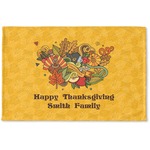 Happy Thanksgiving Woven Mat (Personalized)