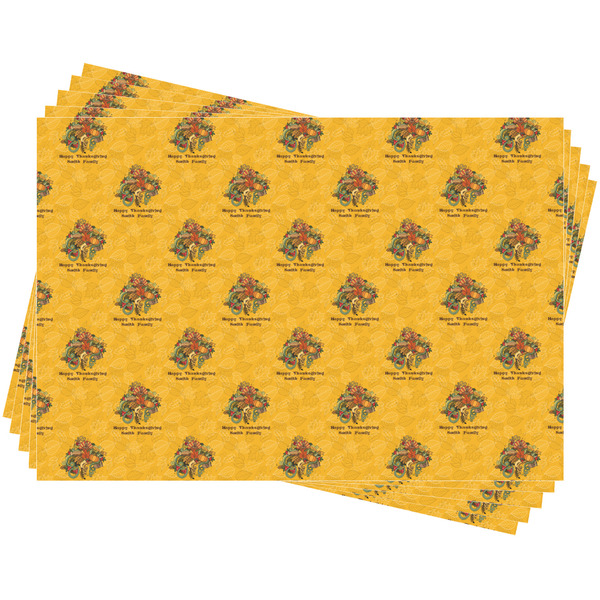 Happy Thanksgiving Wrapping Paper - 5 Sheets Approval