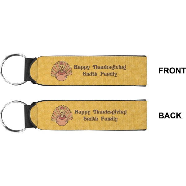 Happy Thanksgiving Wristlet (Front + Back)