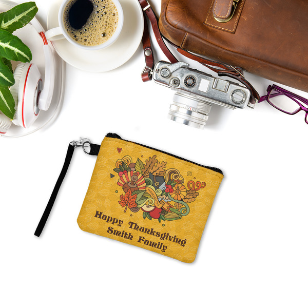 Happy Thanksgiving Wristlet ID Cases - LIFESTYLE
