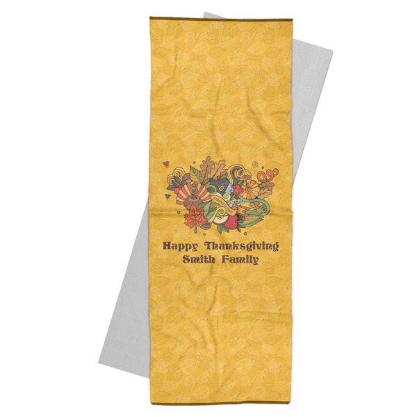 Custom Happy Thanksgiving Yoga Mat Towel (Personalized)