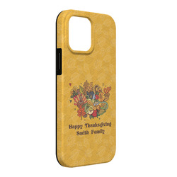 Happy Thanksgiving iPhone Case - Rubber Lined - iPhone 13 Pro Max (Personalized)