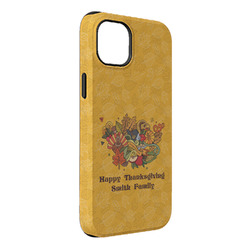 Happy Thanksgiving iPhone Case - Rubber Lined - iPhone 14 Pro Max (Personalized)