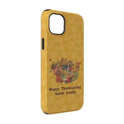 Happy Thanksgiving iPhone Case - Rubber Lined - iPhone 14 Pro (Personalized)