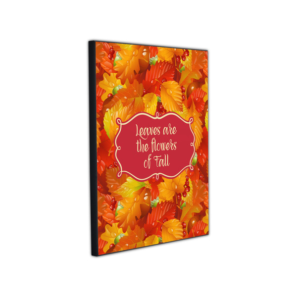 Fall Leaves 11x14 Wood Print - Angle View