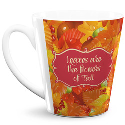 Fall Leaves 12 Oz Latte Mug