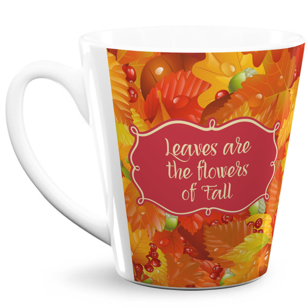 Custom Fall Leaves 12 Oz Latte Mug