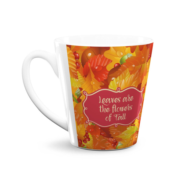 Fall Leaves 12 Oz Latte Mug - Front