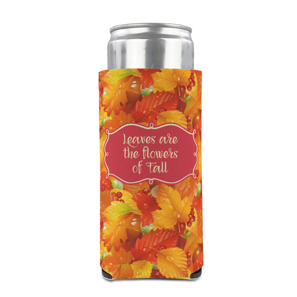 Fall Leaves 12oz Tall Can Sleeve - FRONT (on can)