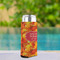 Fall Leaves Can Cooler - Tall 12oz - In Context