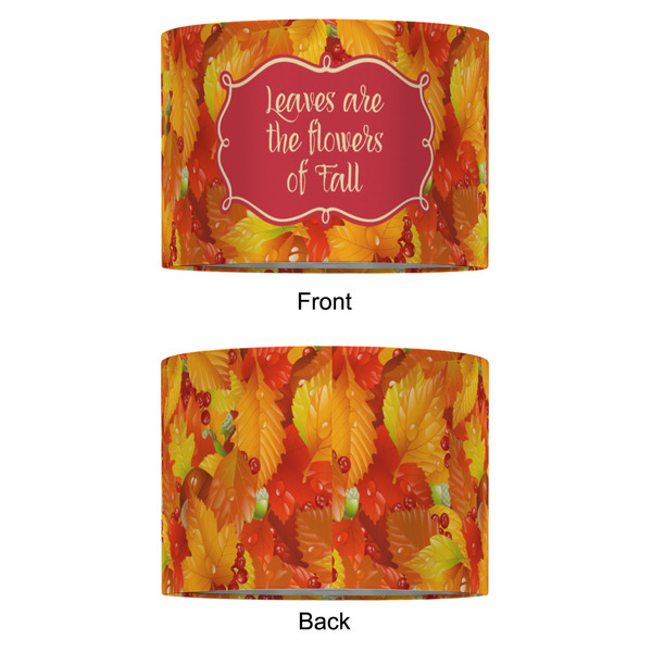 Fall Leaves 16" Drum Lampshade - APPROVAL (Fabric)