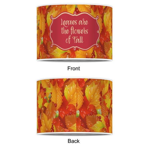 Fall Leaves 16" Drum Lampshade - APPROVAL (Poly Film)