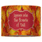 Fall Leaves 16" Drum Lampshade - FRONT (Fabric)