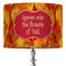 Fall Leaves 16" Drum Lampshade - ON STAND (Fabric)