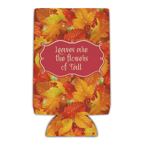Custom Fall Leaves Can Cooler