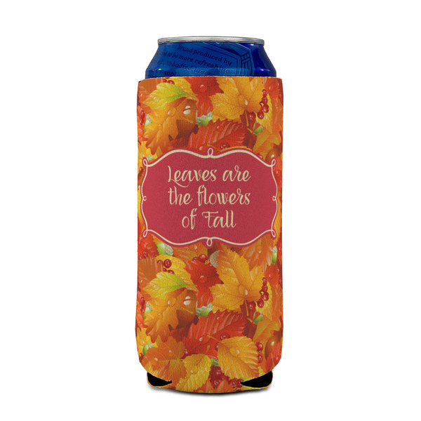 Fall Leaves 16oz Can Sleeve - FRONT (on can)